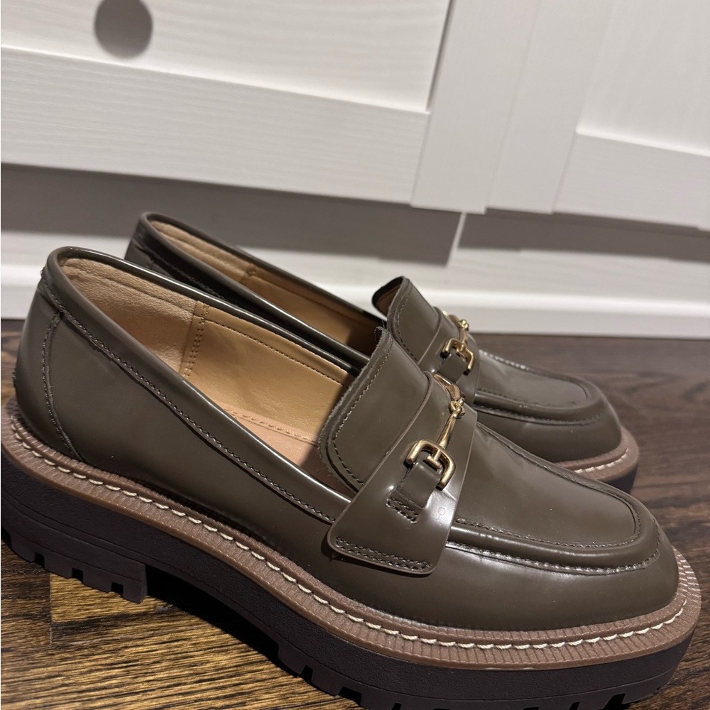 Women's greenish/brownLoafers